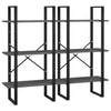 Stella Homewares Storage Shelf Grey 60x30x210 cm Engineered Wood
