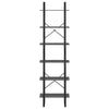 Stella Homewares Storage Shelf Grey 60x30x210 cm Engineered Wood