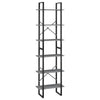 Stella Homewares Storage Shelf Grey 60x30x210 cm Solid Wood Pine