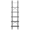 Stella Homewares Storage Shelf Grey 60x30x210 cm Solid Wood Pine