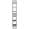 Stella Homewares Storage Shelf Grey 60x30x210 cm Solid Wood Pine