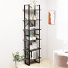 Stella Homewares Storage Shelf Grey 60x30x210 cm Solid Wood Pine