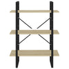 Stella Homewares Book Cabinet Sonoma Oak 80x30x105 cm Engineered Wood