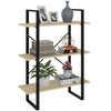 Stella Homewares Book Cabinet Sonoma Oak 80x30x105 cm Engineered Wood