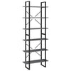 Stella Homewares High Cabinet Grey 80x30x210 cm Solid Pine Wood