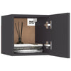 Stella Homewares Bedside Cabinets 2 pcs Grey 30.5x30x30 cm Engineered Wood