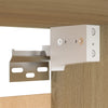 Stella Homewares Bedside Cabinet Sonoma Oak 30.5x30x30 cm Engineered Wood