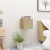 Stella Homewares Bedside Cabinet Sonoma Oak 30.5x30x30 cm Engineered Wood