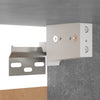 Stella Homewares Bedside Cabinet Concrete Grey 30.5x30x30 cm Engineered Wood