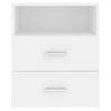 Stella Homewares Bed Cabinets 2 pcs White 50x32x60 cm
