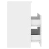Stella Homewares Bed Cabinets 2 pcs White 50x32x60 cm