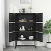 Stella Homewares Highboard Black 80x35x135 cm Steel