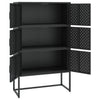 Stella Homewares Highboard Black 80x35x135 cm Steel