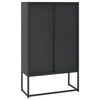 Stella Homewares Highboard Black 80x35x135 cm Steel