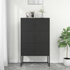 Stella Homewares Highboard Black 80x35x135 cm Steel