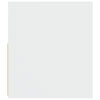 Stella Homewares Bedside Cabinets 2 pcs with LEDs White 60x35x40 cm