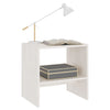 Stella Homewares Bedside Cabinets 2 pcs White 40x30.5x40 cm Solid Pinewood
