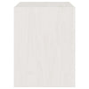 Stella Homewares Bedside Cabinets 2 pcs White 40x30.5x40 cm Solid Pinewood
