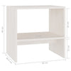 Stella Homewares Bedside Cabinets 2 pcs White 40x30.5x40 cm Solid Pinewood