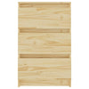 Stella Homewares Bedside Cabinets 2 pcs 40x29.5x64 cm Solid Pine Wood