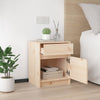 Stella Homewares Bedside Cabinet 40x31x50 cm Solid Pinewood