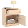 Stella Homewares Bedside Cabinet 40x31x50 cm Solid Pinewood