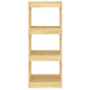Stella Homewares Book Cabinet/Room Divider 40x30x103.5 cm Solid Pinewood