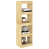 Stella Homewares Book Cabinet Room Divider 40x30x135.5 cm Pinewood
