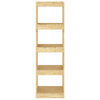 Stella Homewares Book Cabinet Room Divider 40x30x135.5 cm Pinewood