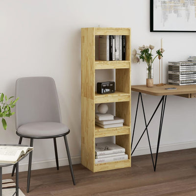 Stella Homewares Book Cabinet Room Divider 40x30x135.5 cm Pinewood