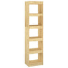 Stella Homewares Book Cabinet/Room Divider 40x30x167.5 cm Solid Pinewood