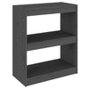 Stella Homewares Book Cabinet/Room Divider Grey 60x30x71.5 cm Solid Wood Pine