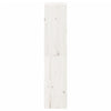 Stella Homewares Book Cabinet/Room Divider White 60x30x135.5 cm Solid Wood Pine