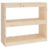 Stella Homewares Book Cabinet/Room Divider 80x30x71.5 cm Solid Wood Pine