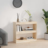 Stella Homewares Book Cabinet/Room Divider 80x30x71.5 cm Solid Wood Pine