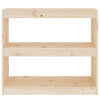 Stella Homewares Book Cabinet/Room Divider 80x30x71.5 cm Solid Wood Pine