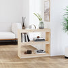 Stella Homewares Book Cabinet/Room Divider 80x30x71.5 cm Solid Wood Pine