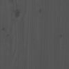 Stella Homewares Book Cabinet/Room Divider Grey 80x30x167.4 cm Solid Wood Pine