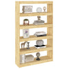 Stella Homewares Book Cabinet/Room Divider 100x30x167.5 cm Solid Pinewood