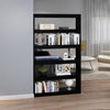 Stella Homewares Book Cabinet/Room Divider Black 100x30x167.5 cm Solid Pinewood