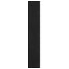 Stella Homewares Book Cabinet/Room Divider Black 100x30x167.5 cm Solid Pinewood