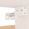 Stella Homewares Wardrobe White 70x32.5x35 cm Engineered Wood