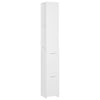 Stella Homewares Bathroom Cabinet White 25x26.5x170 cm Engineered Wood