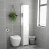 Stella Homewares Bathroom Cabinet White 25x26.5x170 cm Engineered Wood