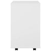 Stella Homewares Rolling Cabinet White 46x36x59 cm Engineered Wood