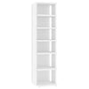 Stella Homewares Shoe Cabinet White 27.5x27x102 cm Engineered Wood