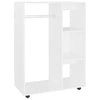 Stella Homewares Wardrobe White 80x40x110 cm Engineered Wood