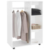 Stella Homewares Wardrobe White 80x40x110 cm Engineered Wood