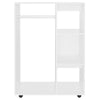 Stella Homewares Wardrobe White 80x40x110 cm Engineered Wood