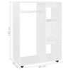 Stella Homewares Wardrobe White 80x40x110 cm Engineered Wood